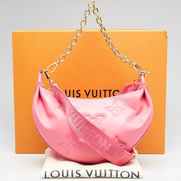 Louis Vuitton Pink Monogram Leather Bubblegram Over The Moon Bag - Picture 10 of 11